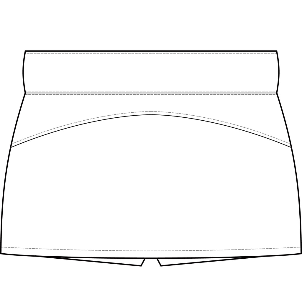 Women's White Repeat Skort