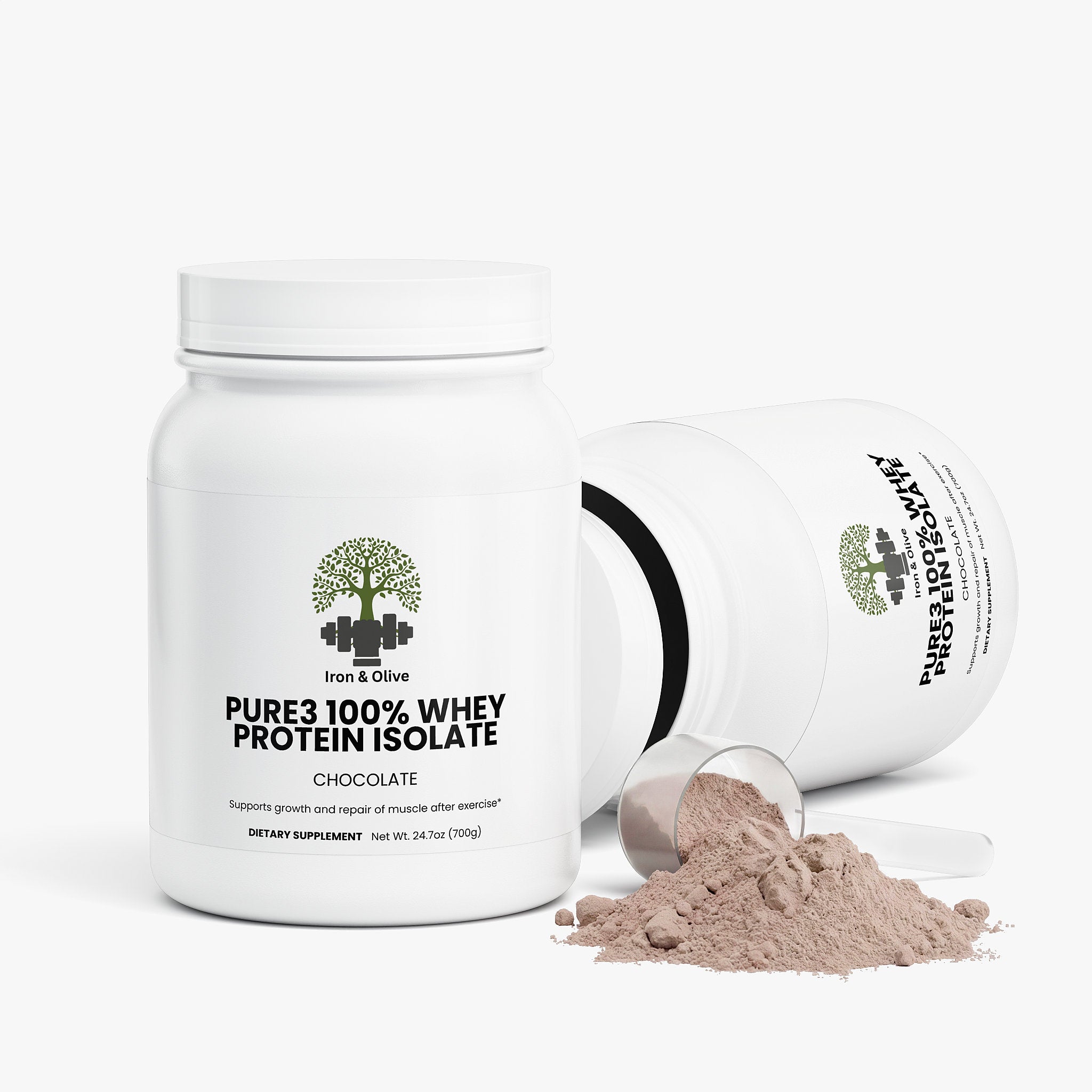 Pure3 100% Whey Protein Isolate (Chocolate)