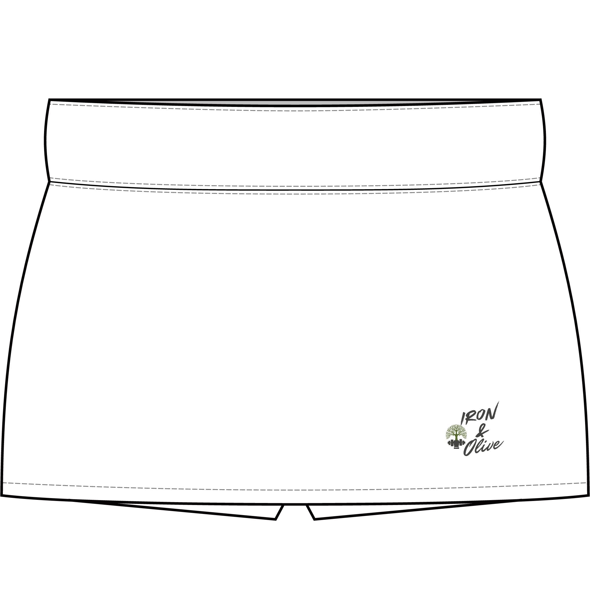 Women's White Repeat Skort